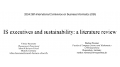 thumbnail of medium Podcast version of the paper "IS executives and sustainability" created by NotebookLM